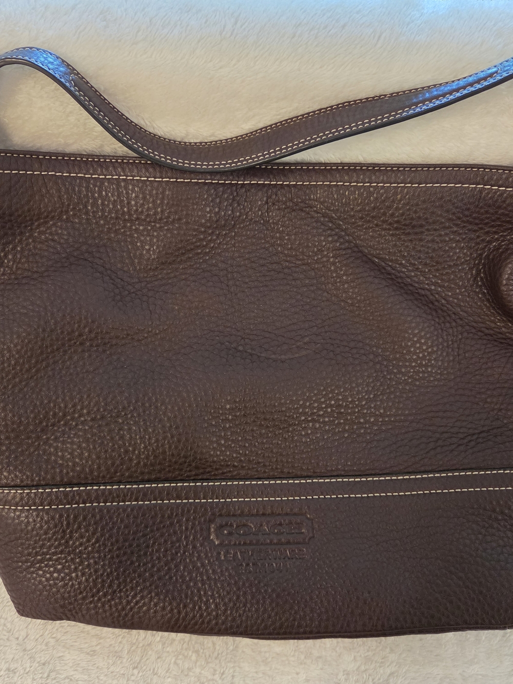 Coach Brown Leather Shoulder Bag